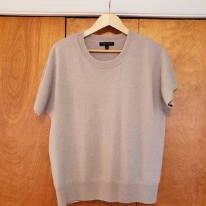 Banana Repulic Dolman Short Sleeve Crew-neck Cashmere Top